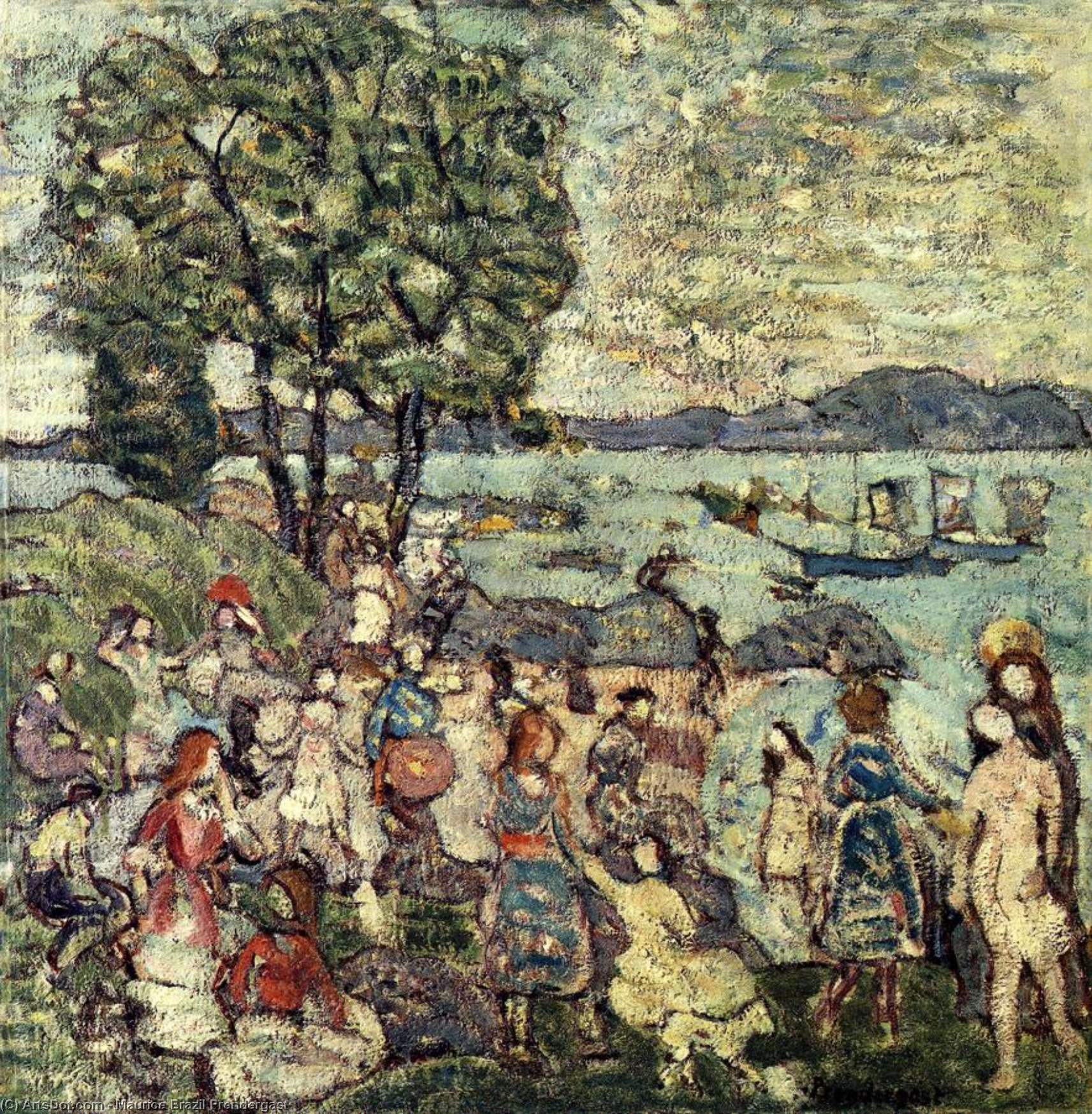 The Bathing Cove — Maurice Brazil Prendergast