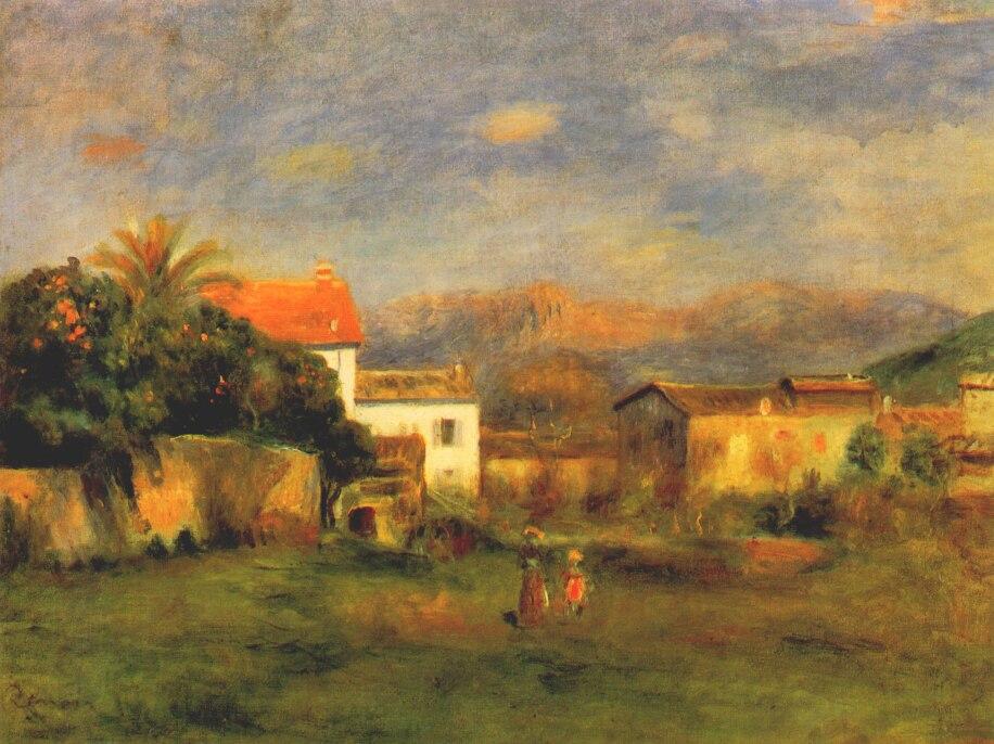 View Of Cagnes — Pierre-auguste Renoir