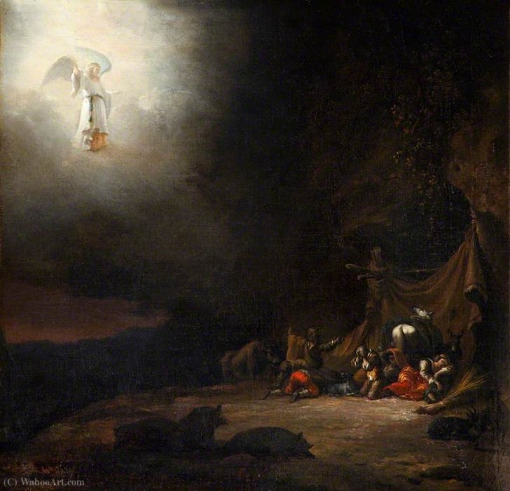 The Angel Appearing To The Shepherds — Willem Schellinks