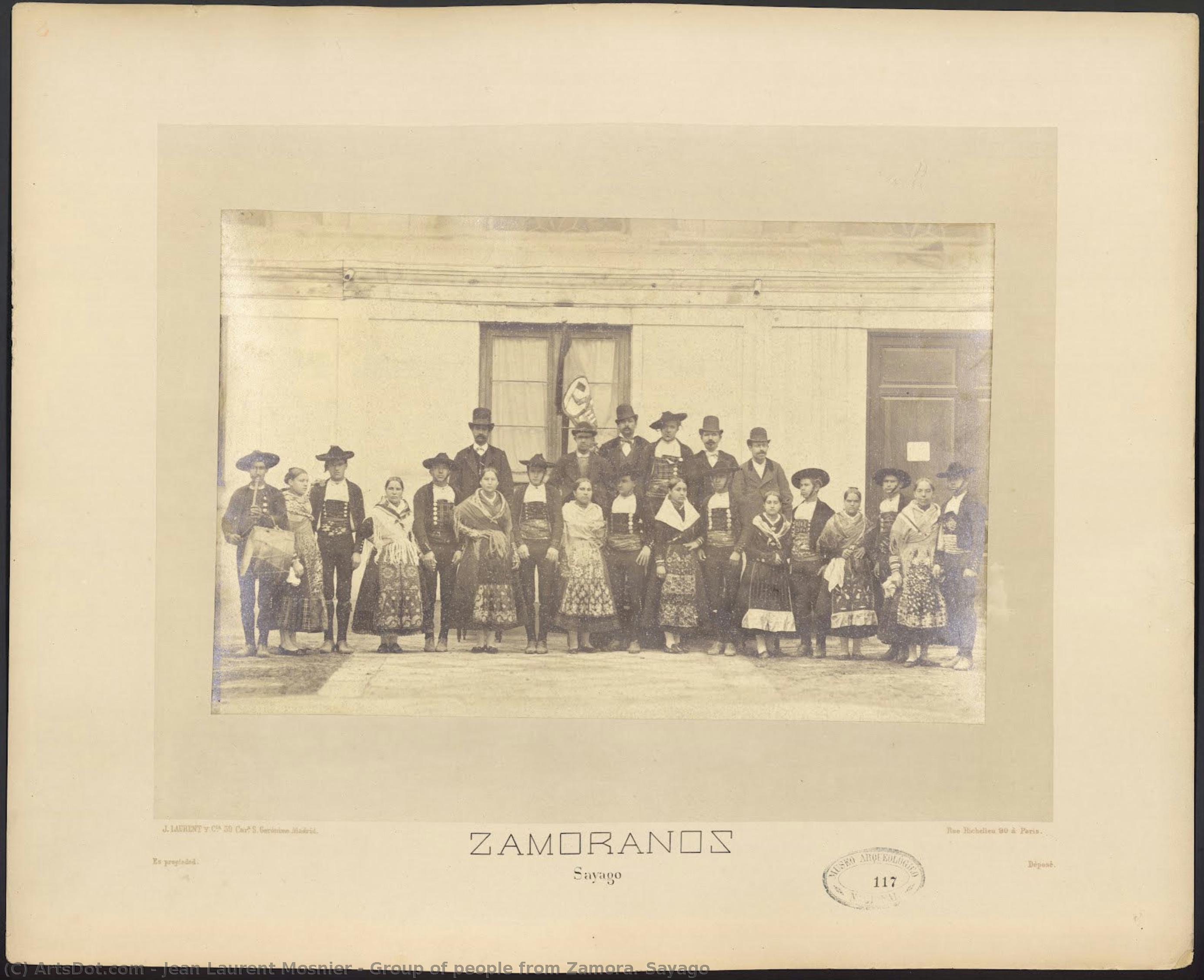 Group Of People From Zamora. Sayago — Jean Laurent Mosnier