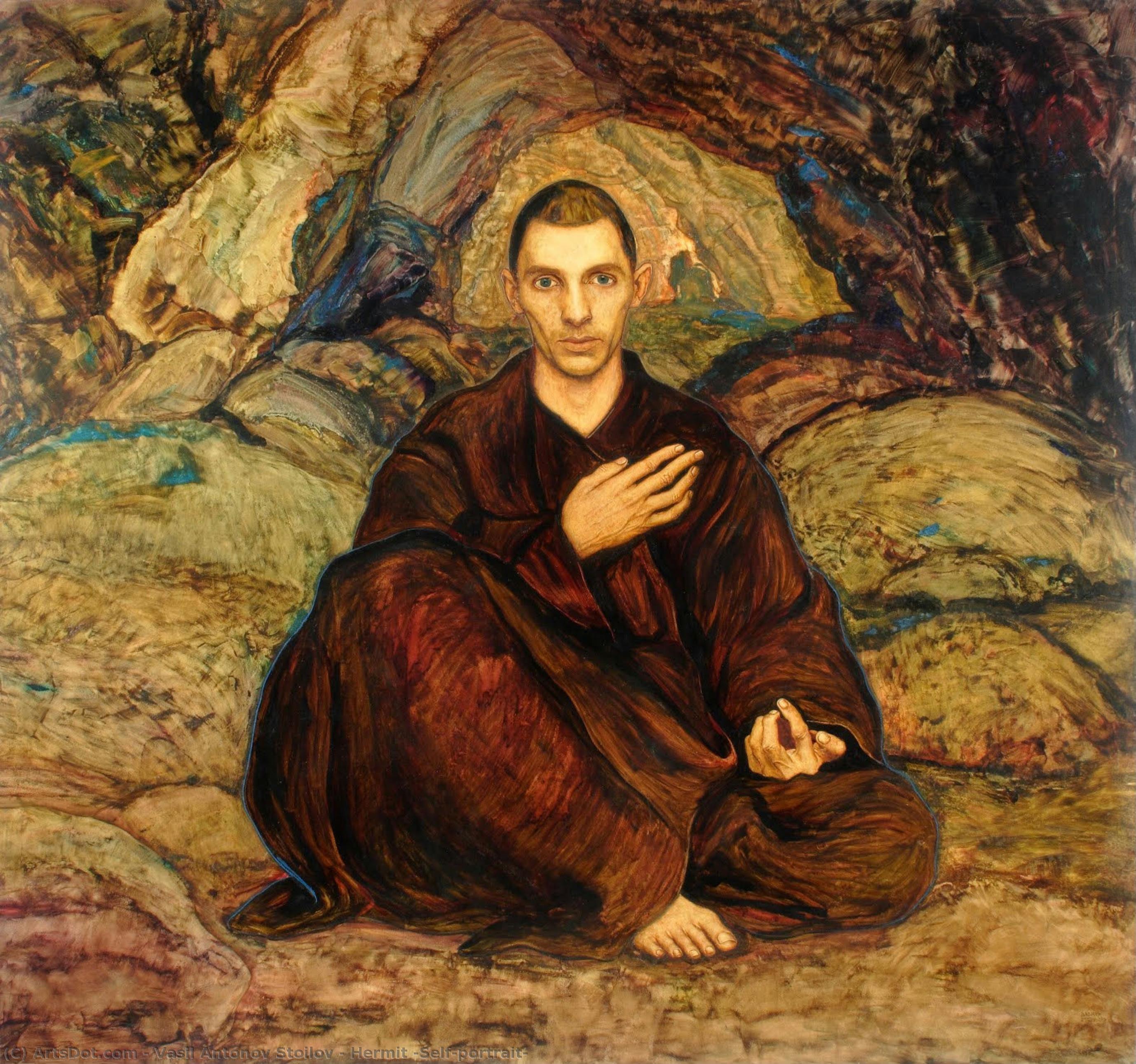 Hermit (self-portrait) — Vasil Antonov Stoilov