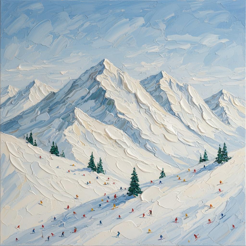 Monolithic Silence: A Sculptural Study Of Eternal Snow And Infinite Alpine Horizons — David Moreau