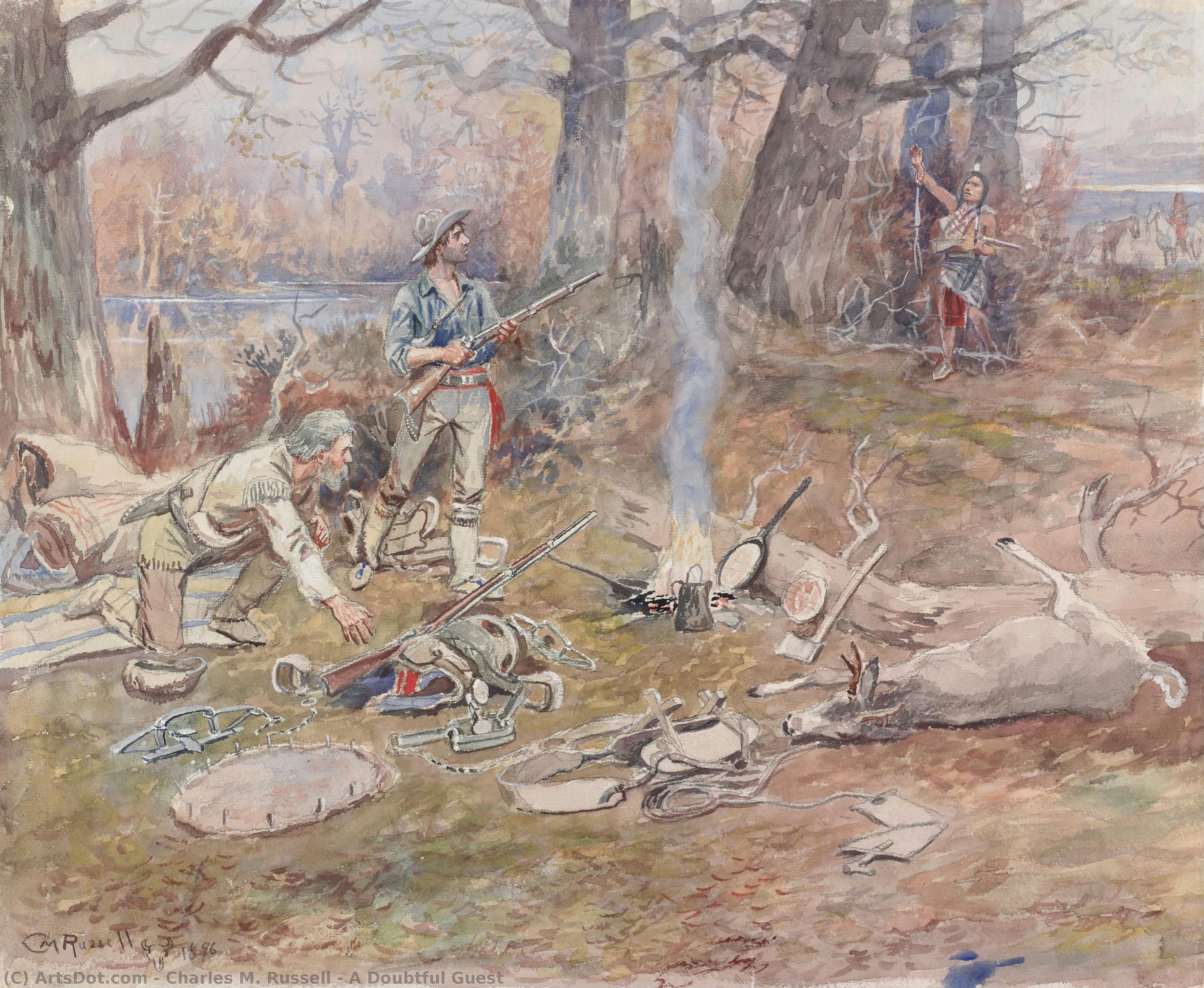 Ein Zweifelhafter Gast — Charles Marion Russell