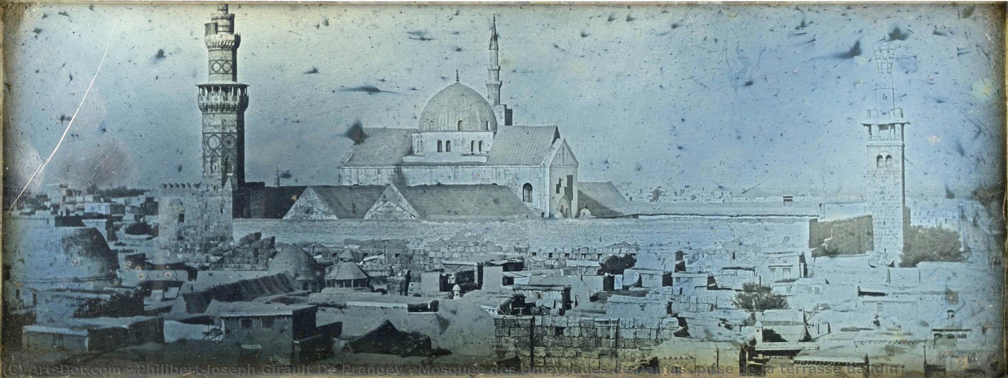 Mosquée Des Omeyyades De Damas, Prise De La Terrasse Baudin — Philibert-joseph Girault De Prangey