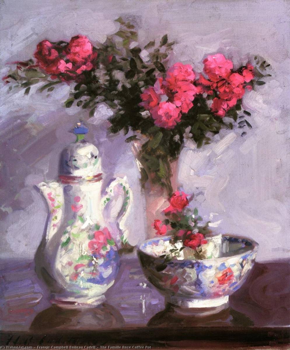 The Famille Rose Coffee Pot — Francis Campbell Bolleau Cadell