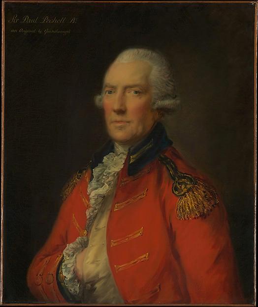 Lieutenant Colonel Paul Pechell (1724 1800) — Гейнсборо