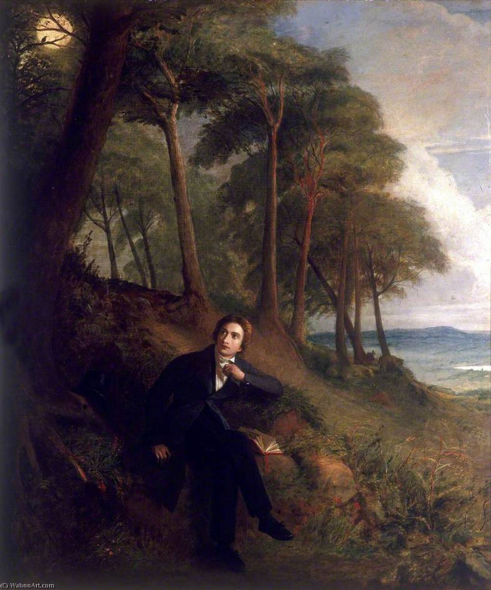 Keats Listening To A Nightingale On Hampstead Heath — Joseph Severn