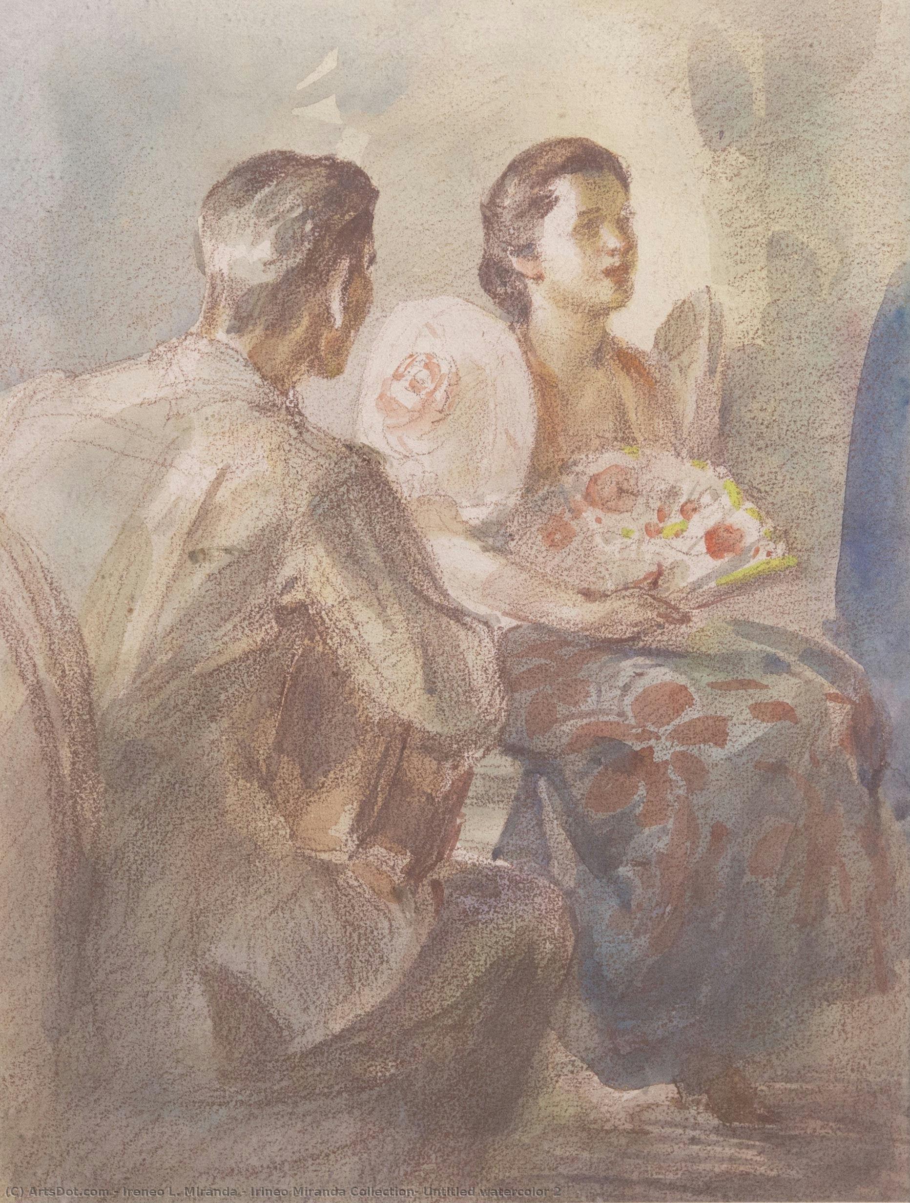 Irineo Miranda Collection- Untitled Watercolor 2 — Ireneo L. Miranda