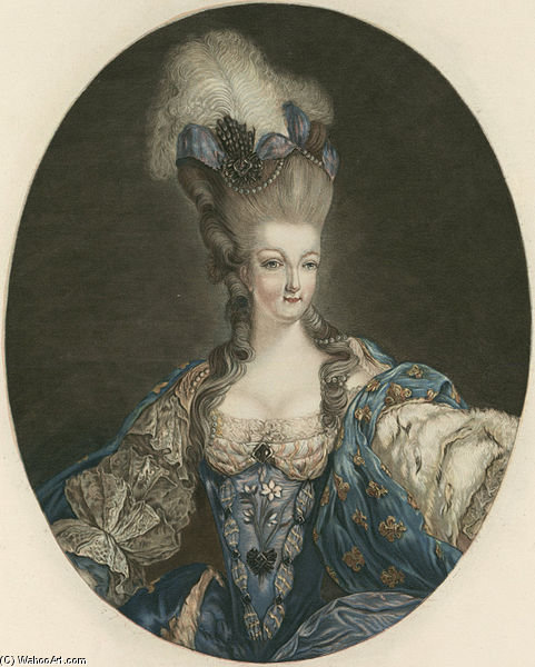 Portrait Of Marie Antoinette — Jean-françois Janinet