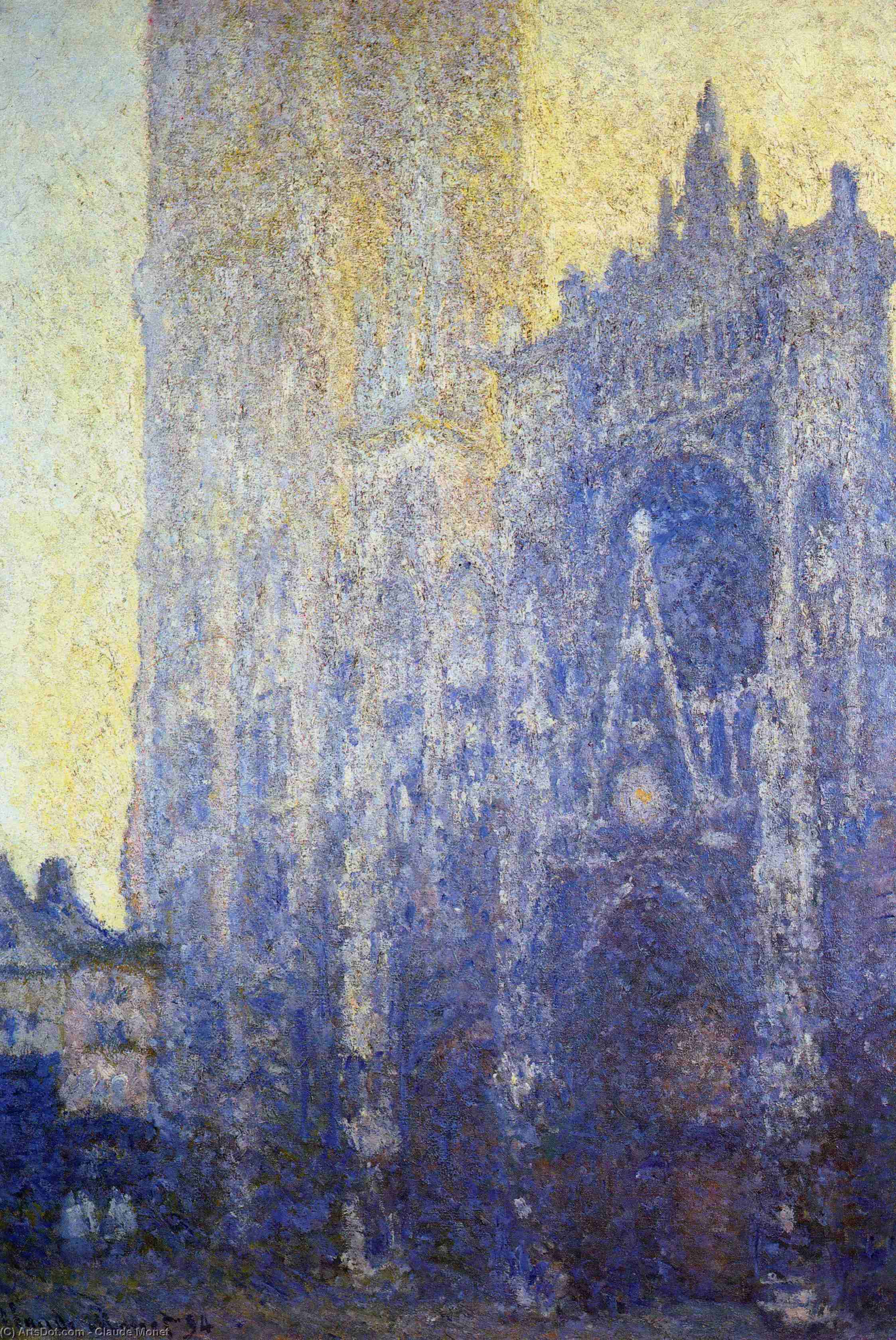 Rouen Cathedral, The Portal, Morning Effect — Claude Monet