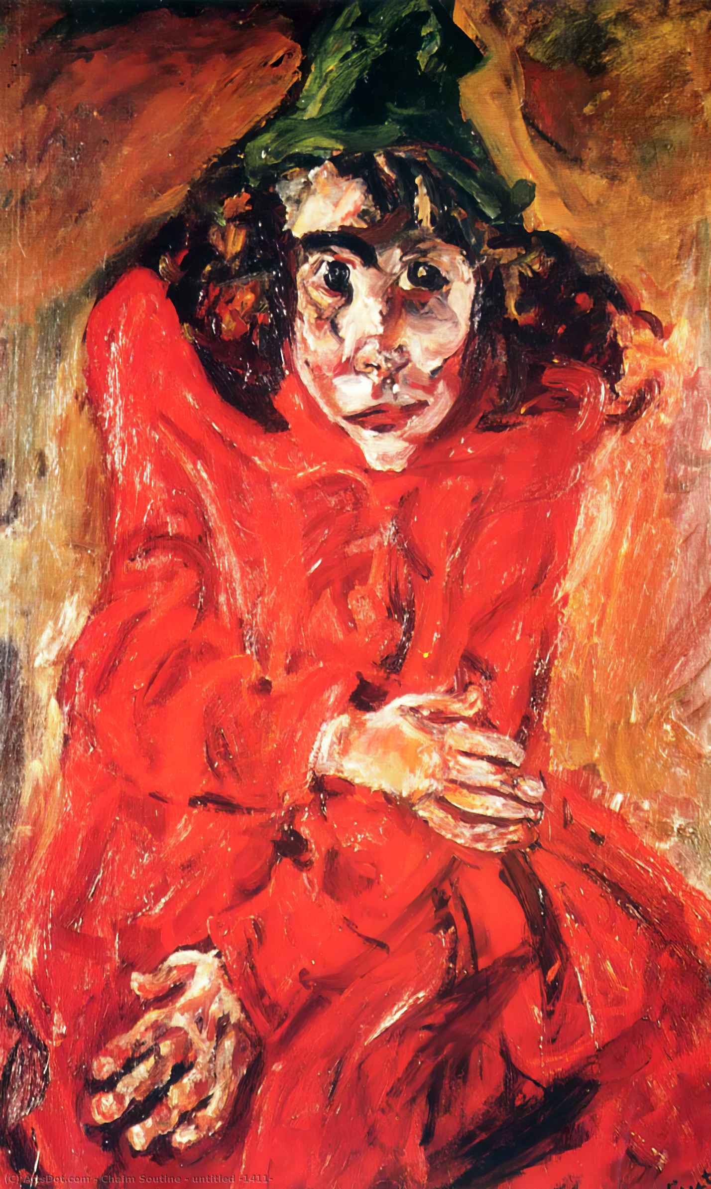 Untitled (1411) — Хайм Сoutine