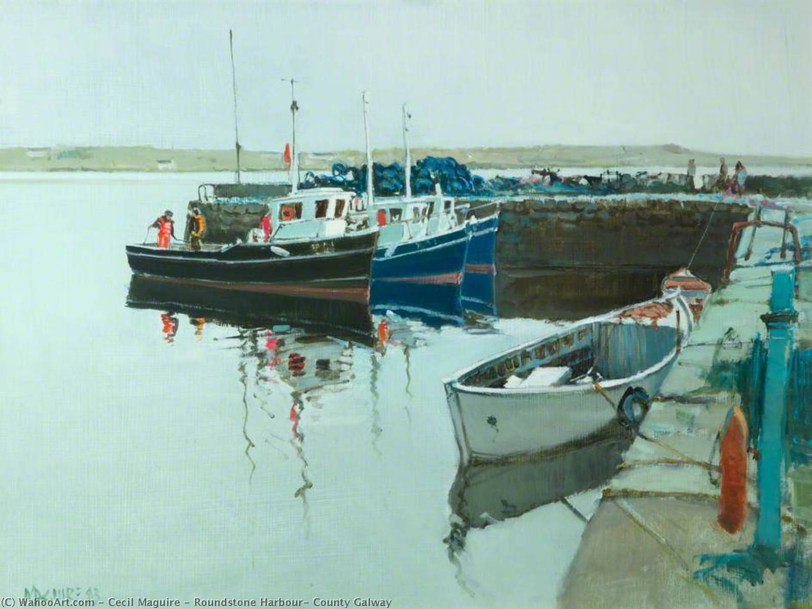 Roundstone Harbour, County Galway — Cecil Maguire