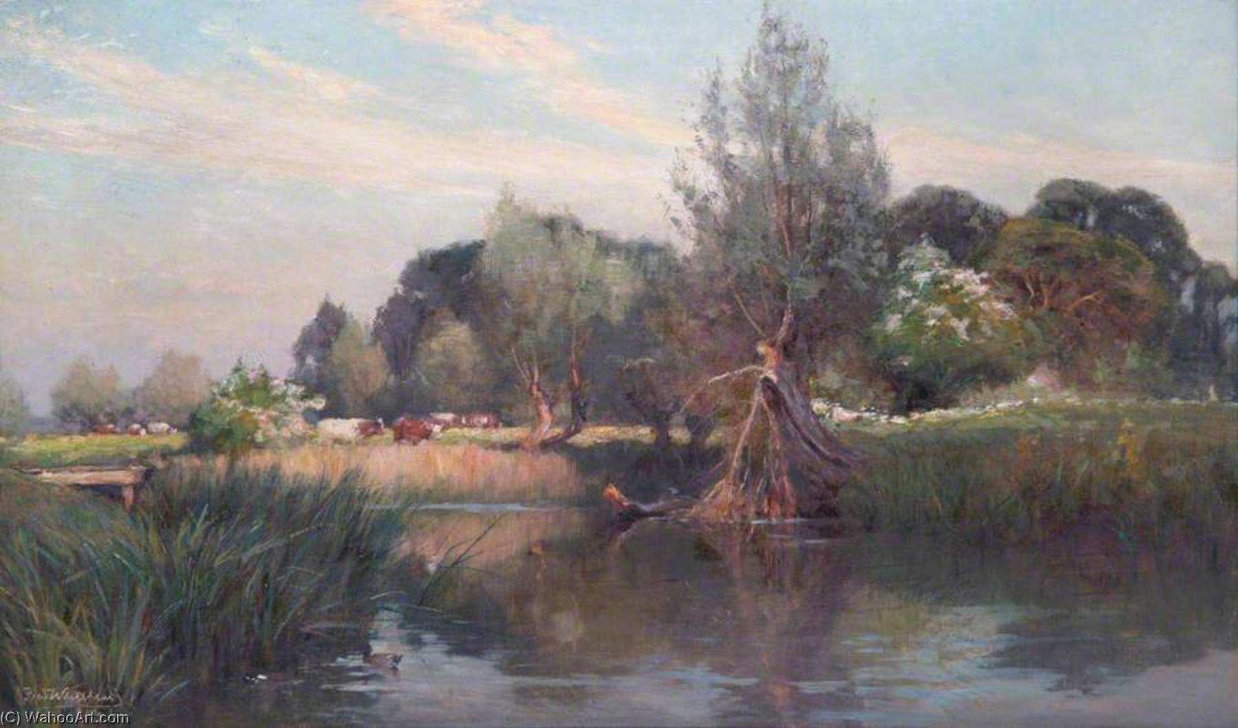 The Ford Near Offchurchbury — Frederick William Newton Whitehead