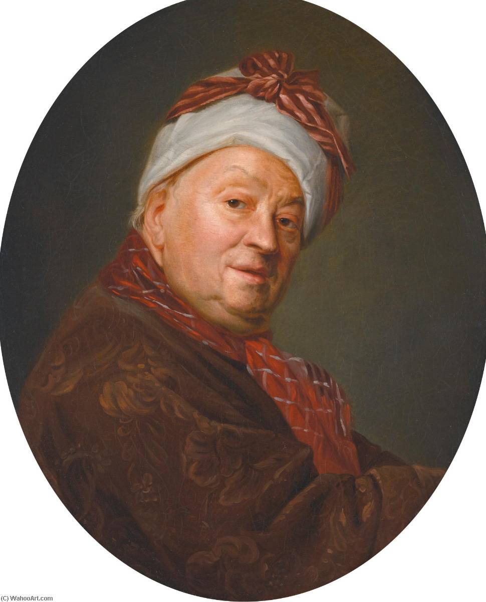 Portrait Of Étienne Jeaurat (1699 1789) — Étienne Aubry