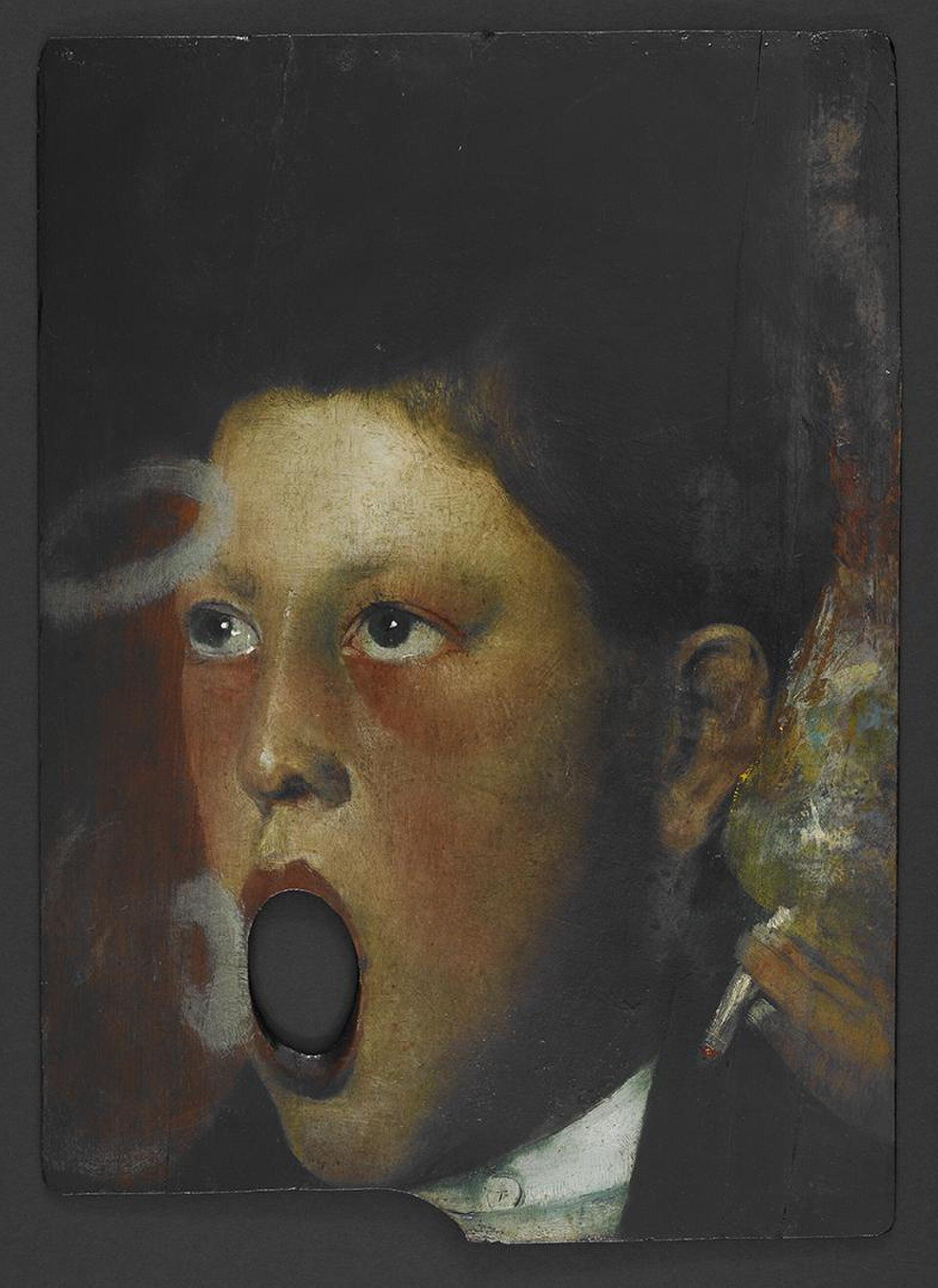 Boy Smoking — Joseph Decker