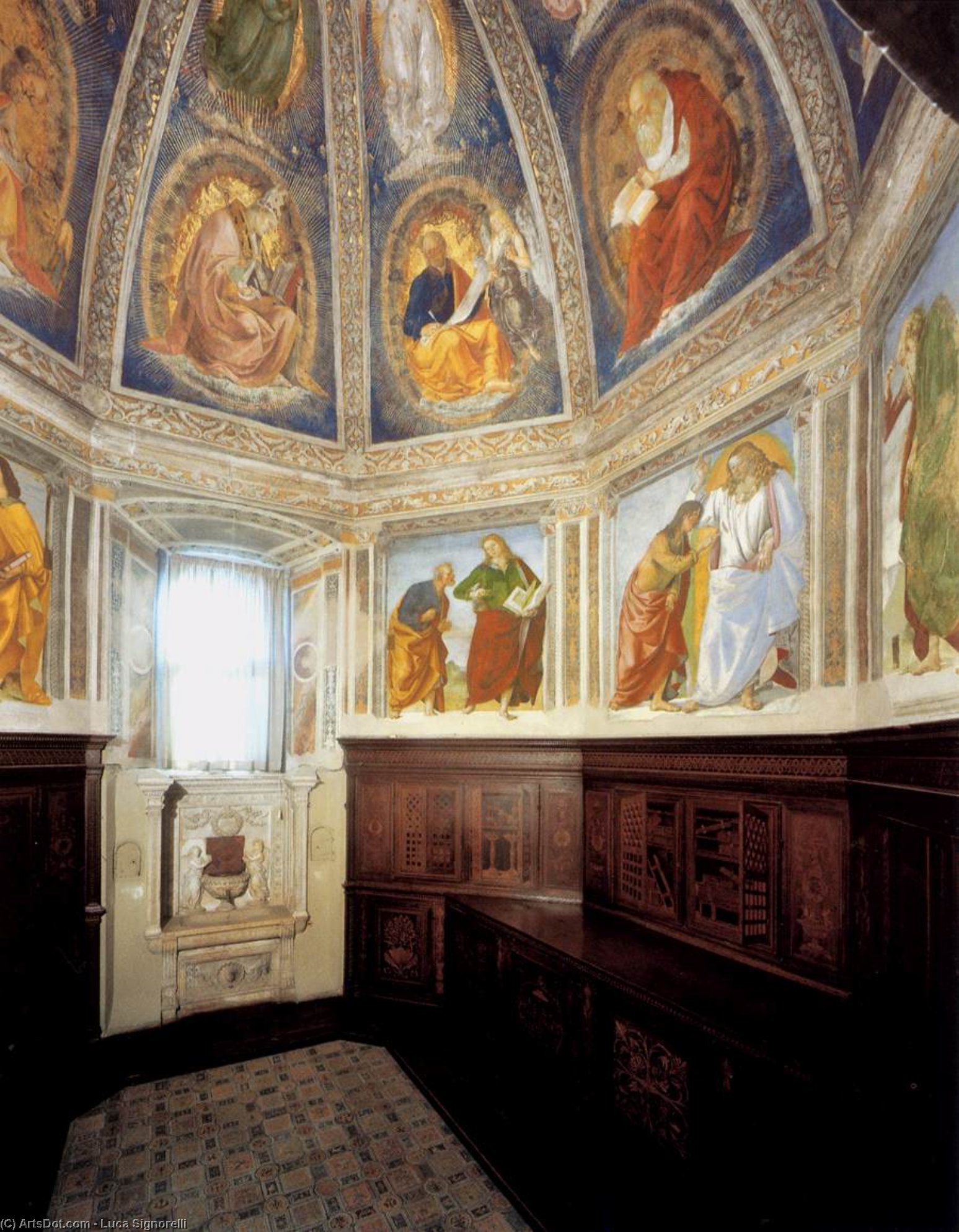View Of The Sacristy Of St John — Luca Signorelli