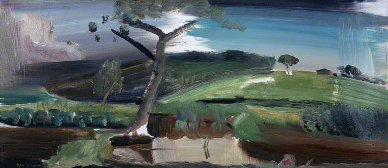 Essex River And Greenhill — Ivon Hitchens