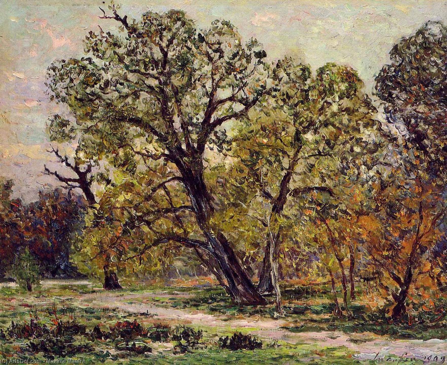 Autumn, Fontainebleau Forest — Maxime Emile Louis Maufra