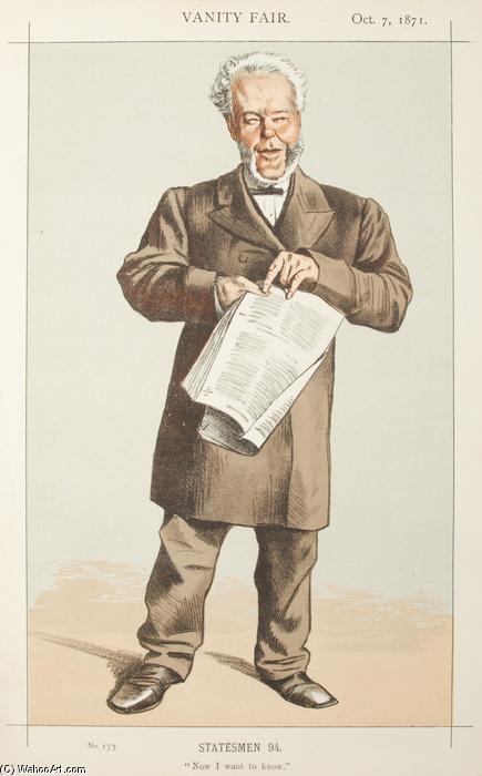 Statesmen No.940 Caricature Of Alderman Andrew Lusk M.p. — Jacques Joseph Tissot