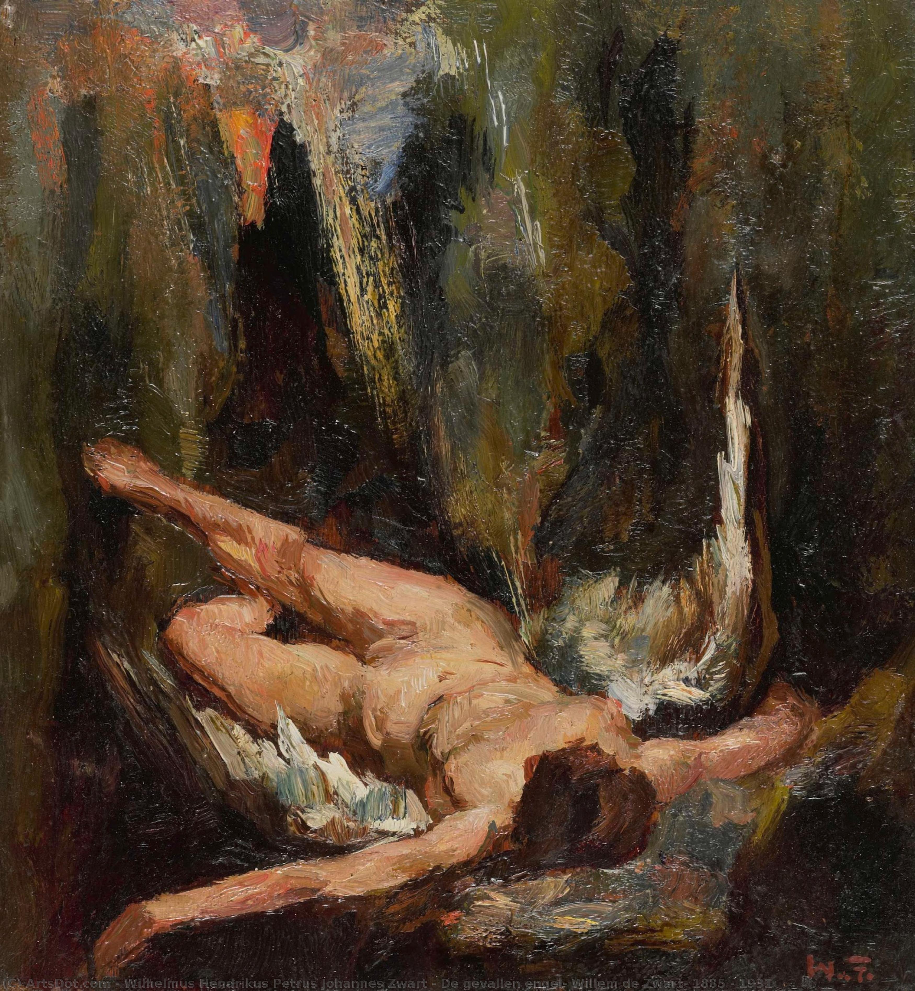 De Gevallen Engel, Willem De Zwart, 1885 - 1931 — Willem De Zwart