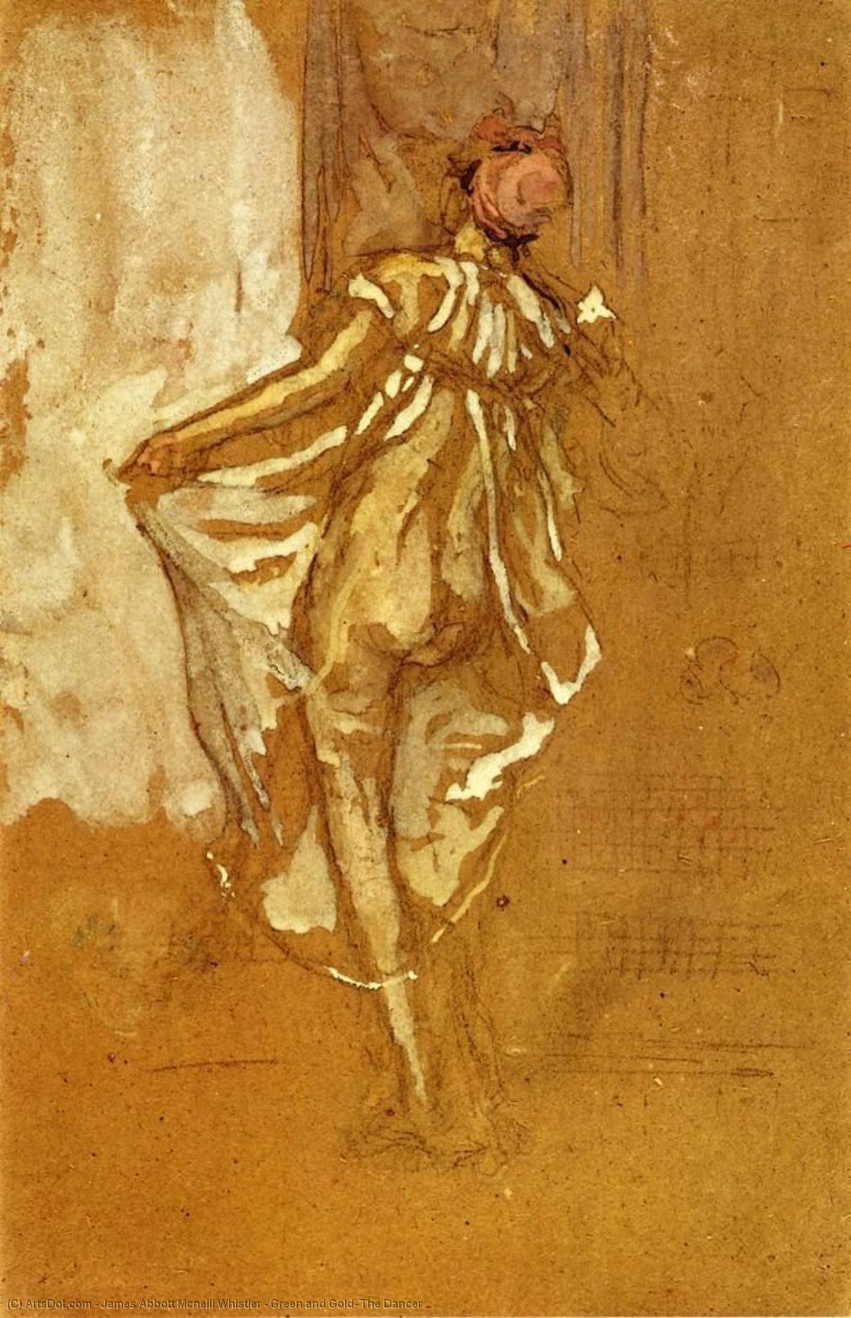 Green And Gold: The Dancer — Džejms Abbot Meknil Visler