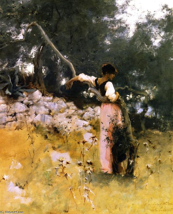 Capri Girl (dans Les Oliviers, À Capri) — Джон Сингер Сергент