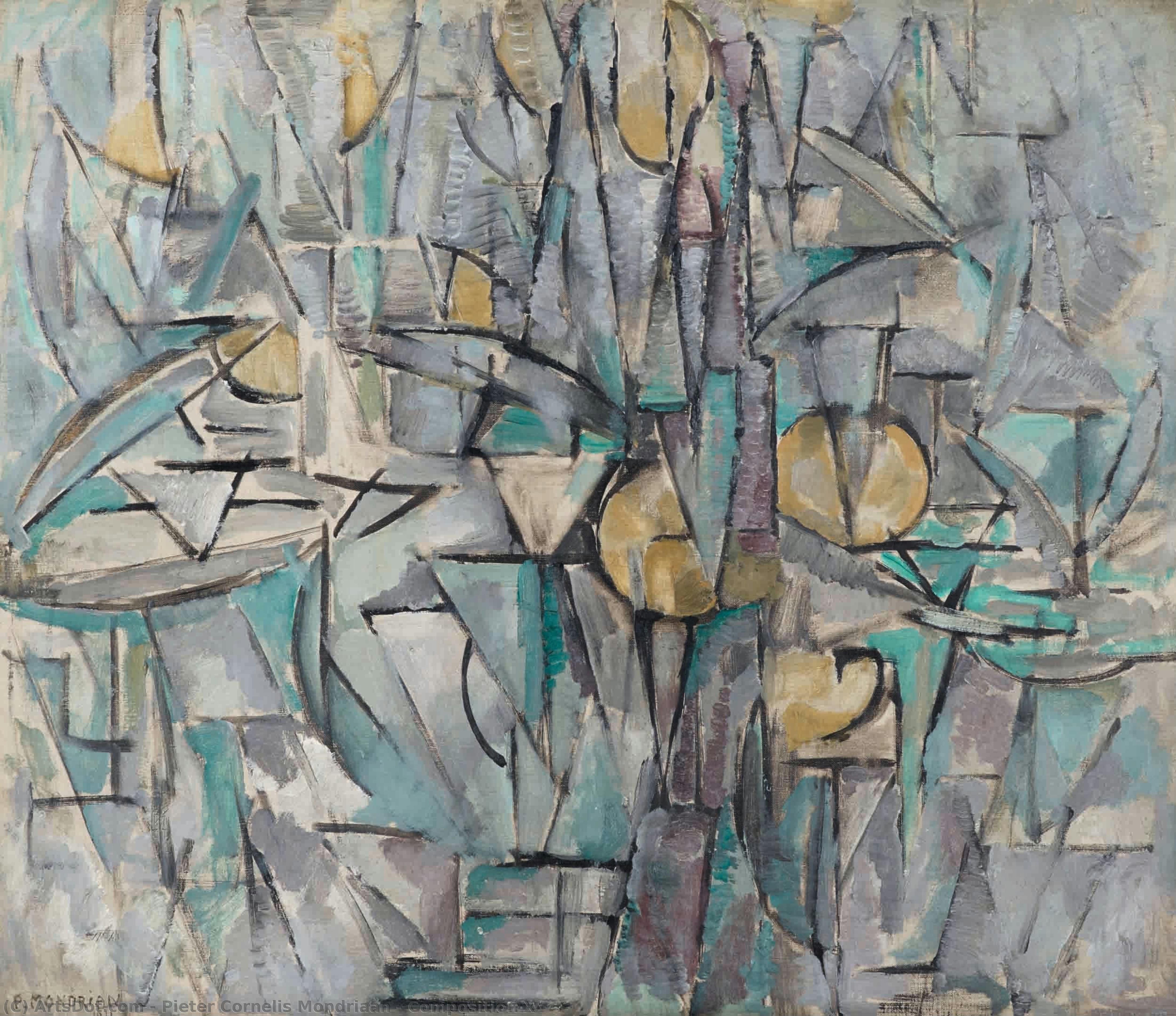 Composition X — Пит Мондриан