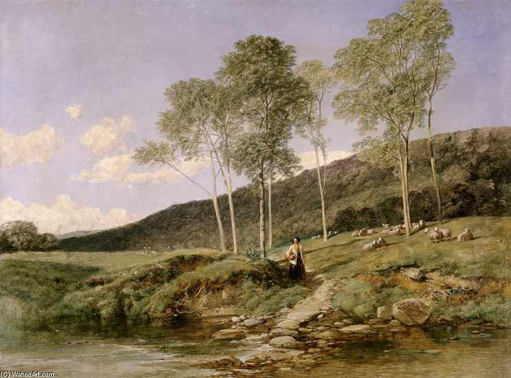 A Path Through The Meadows — Frederick William Hulme