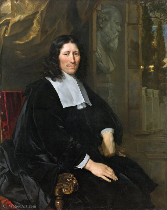 Portrait By Abraham Lambertsz — Abraham Lambertsz. Van Den Tempel