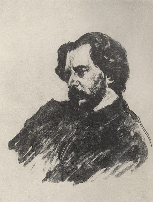 Portrait Of L.n. Andreev — Valentin Alexandrovich Serov