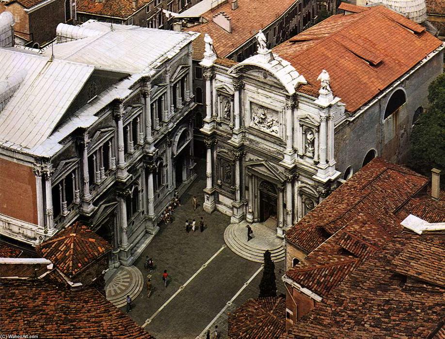 Ansicht Vom Campo Di San Rocco — Tintoretto (jacopo Comin)