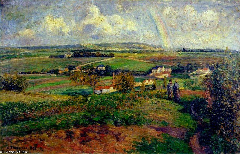 The Rainbow. — Camille Pissarro