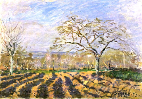 The Furrows — Alfred Sisley