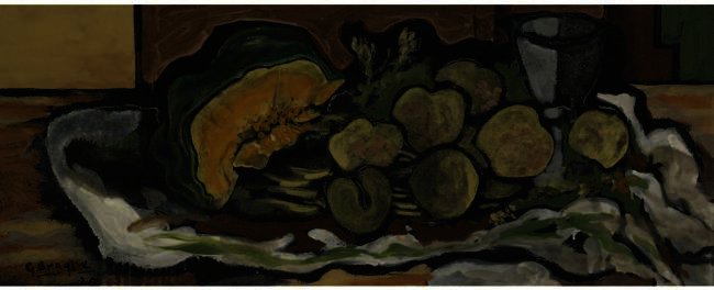 Melon, Fruits, Glass — Georges Braque