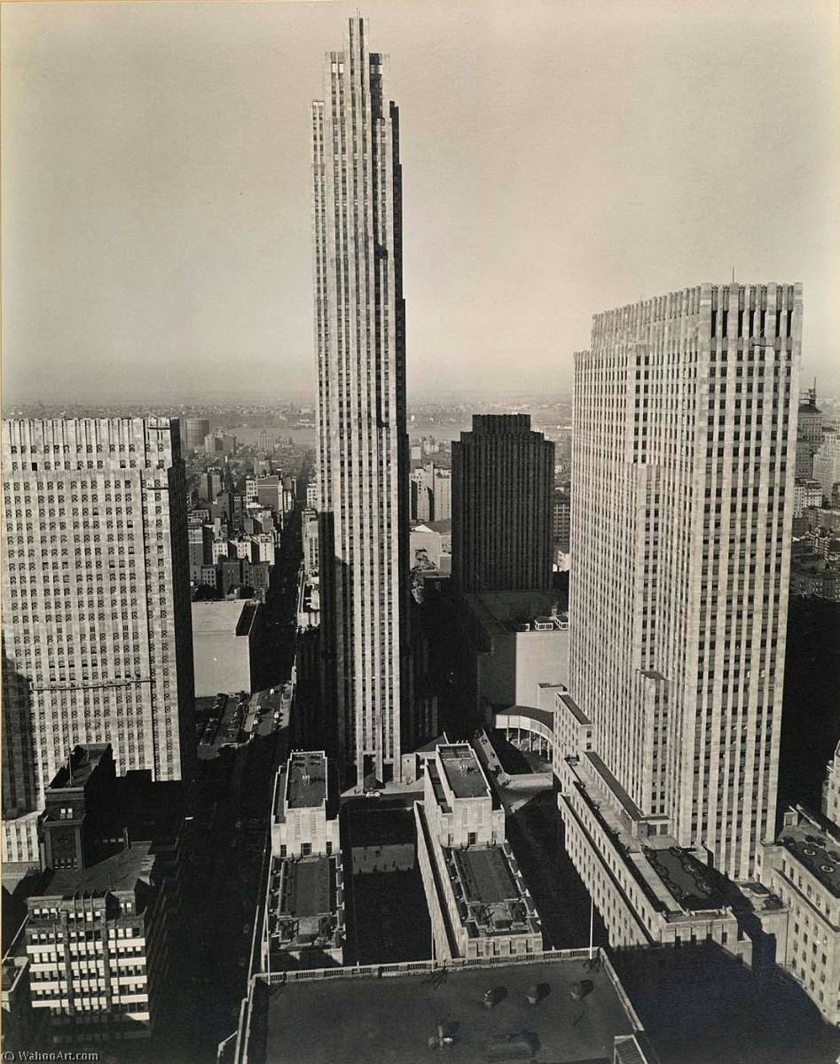Rockefeller Center, From 444 Madison Avenue — Berenice Abbott
