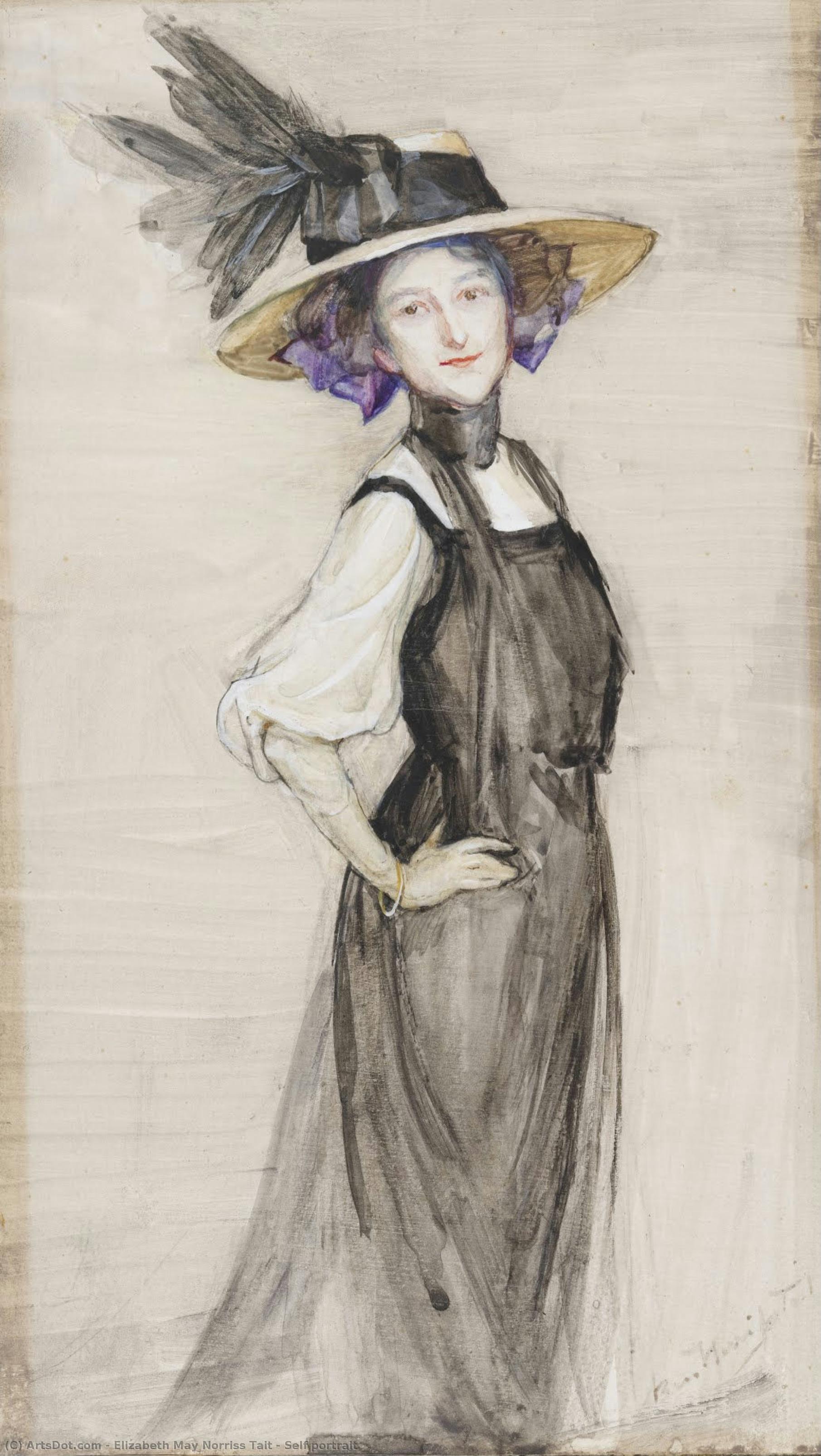 Self Portrait — Elizabeth May Norriss Tait