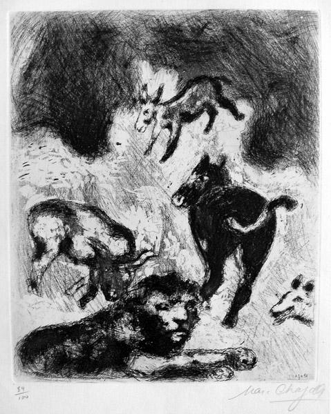The Lion Become Old — Марк Шагал