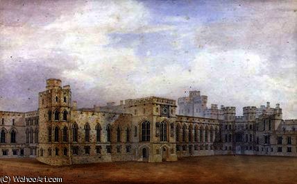 Windsor Castle And The North East View Of The Upper — Joseph Michael Gandy