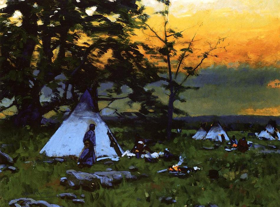 Indian Encampment, Montana — Gilbert Gaul