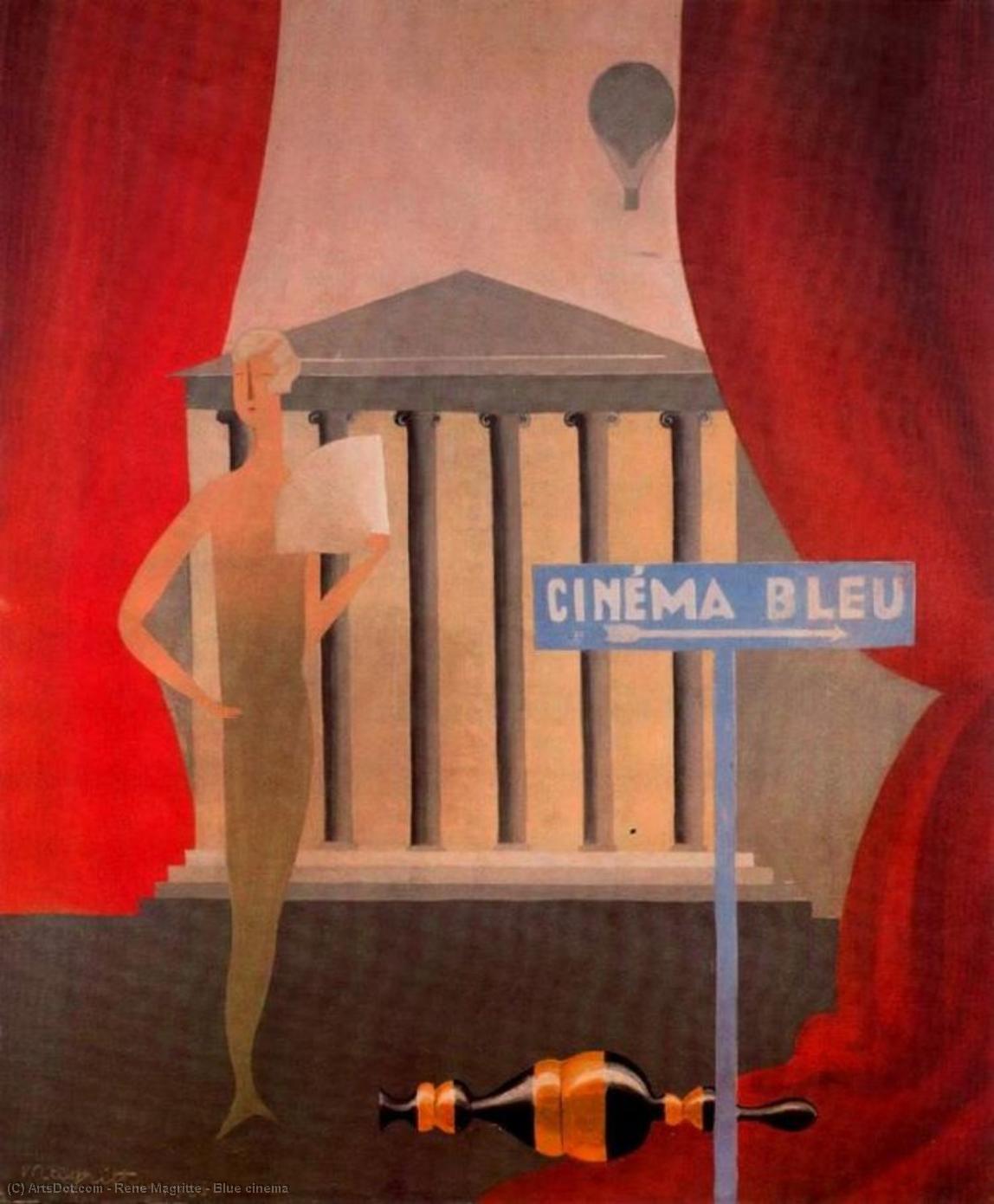 Blue Cinema — Рене Магритт
