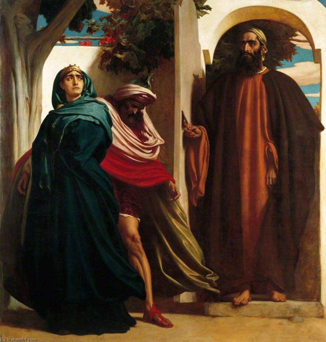 Jezebel And Ahab — Sir Frederic Lord Leighton