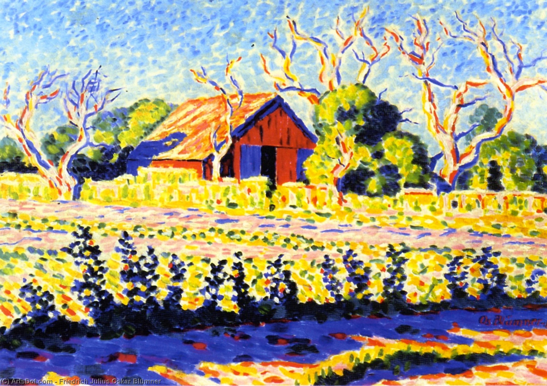 Red Barn (also Known As Red Barn Sheepshead Bay) — Friedrich Julius Oskar Blümner