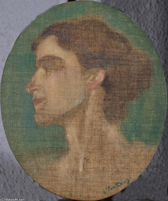 Portrait Of Ioulia Partheni — Konstantinos Parthenis
