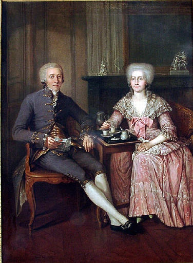 Portrait De M. Et Mme De Sallenave — Butay Jean Baptiste