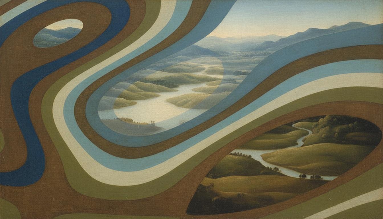 Die Sfumato-schichten: Ein Entfalten Terrestrischer Schleier — Jacques Villedieu
