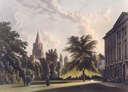 Exterior Of Corpus Christi College And Christ Church — William Westall