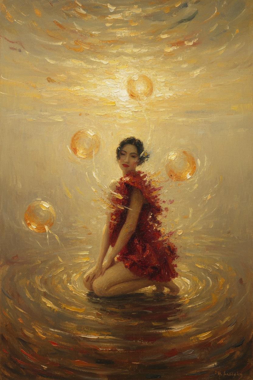 The Crimson Pulse Of Eternal Light — Isabelle Perrin