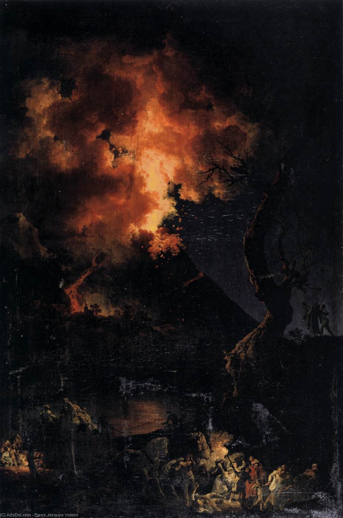 The Eruption Of The Vesuvius — Pierre Jacques Volaire
