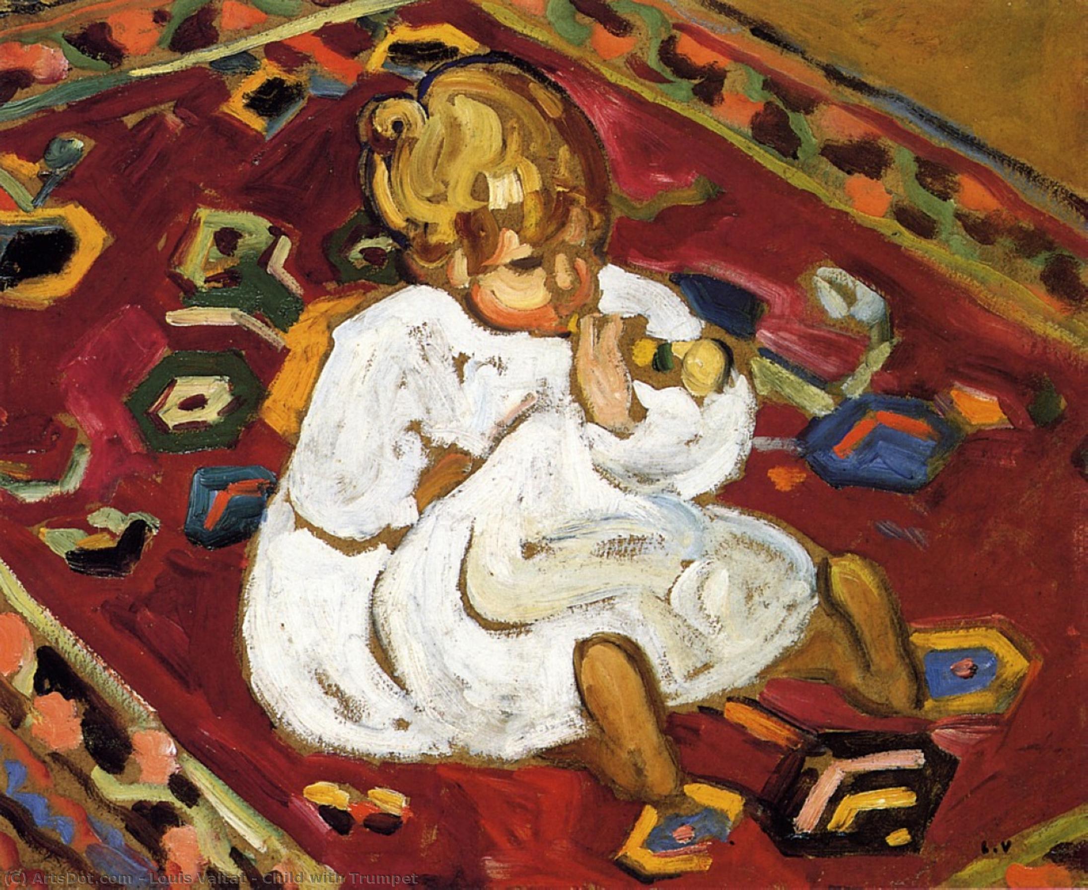 Child With Trumpet — Louis Valtat
