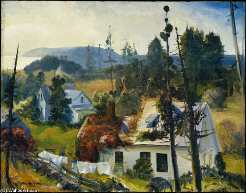 The Red Vine, Matinicus Island, Maine — George Wesley Bellows